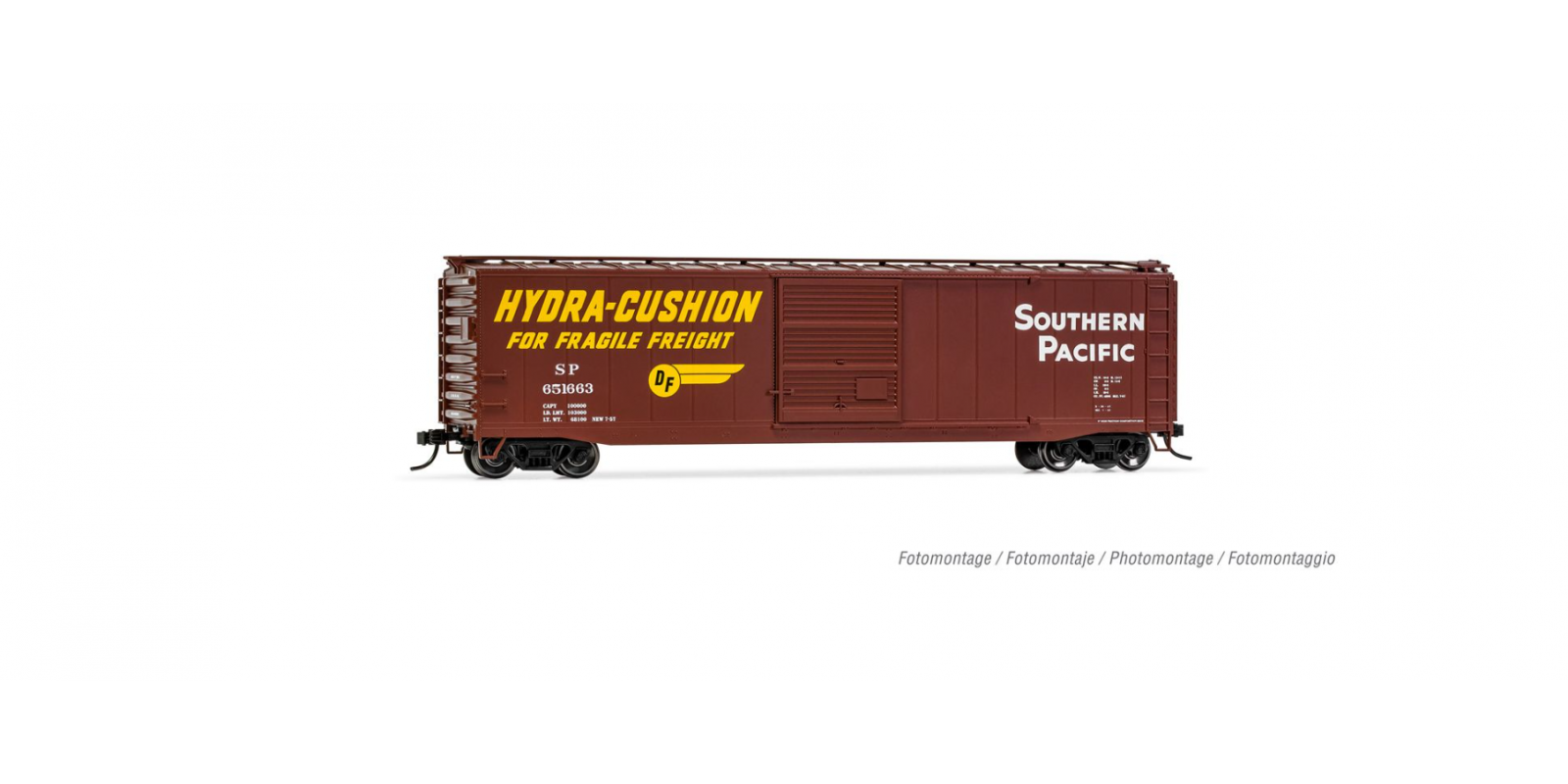 RI6585A Southern Pacific, Box Car, running number #1